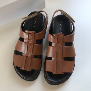Maguire Armona Tan leather sandals (size 37)